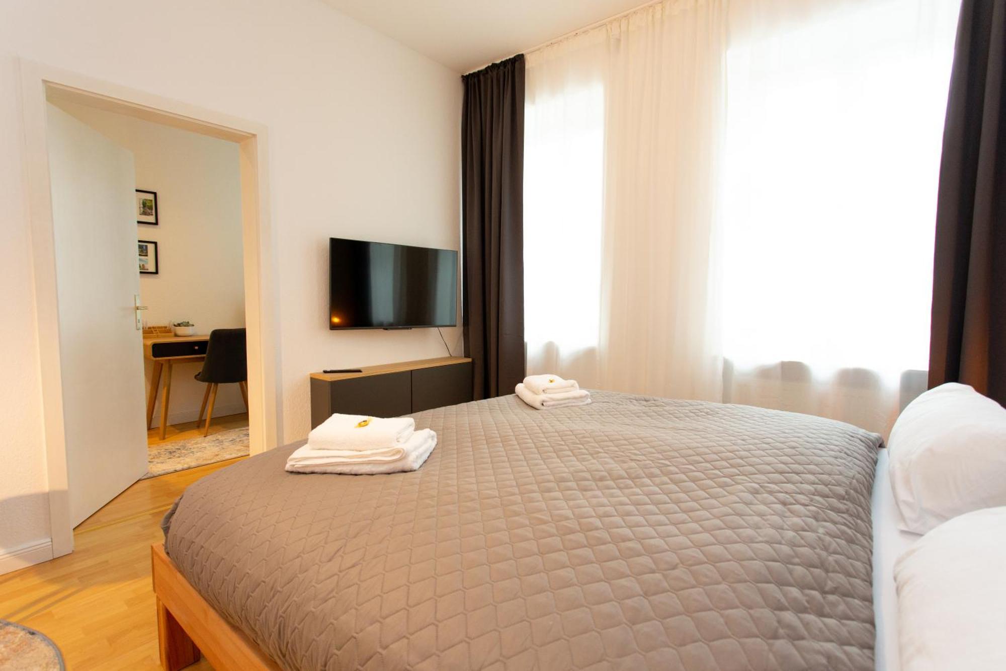 Das City-Appartment Zentrum West Leipzig Bagian luar foto